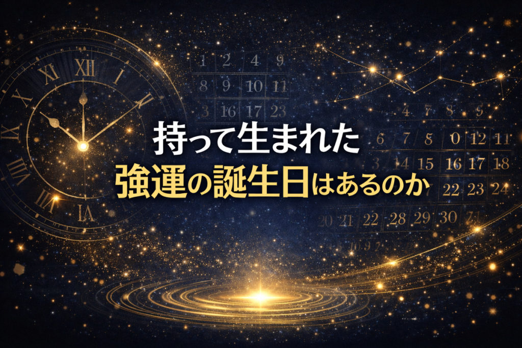 持って生まれた強運の誕生日はあるのか