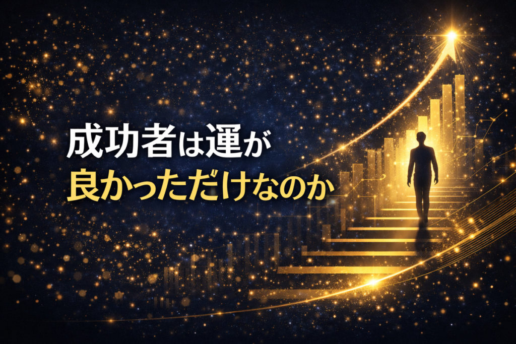 成功者は運が良かっただけなのか