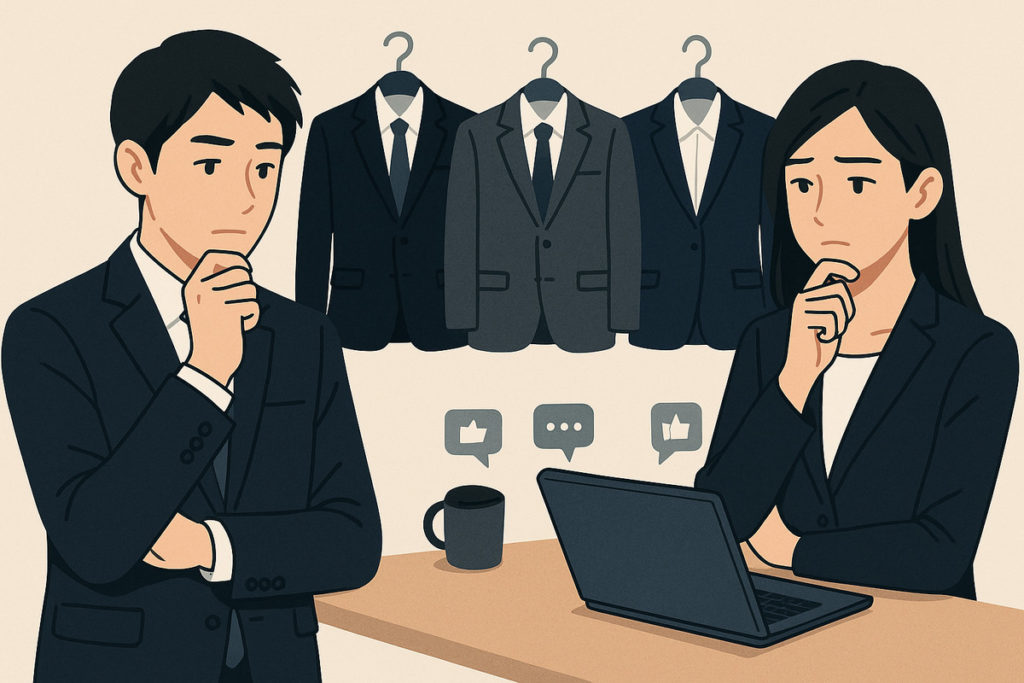 リクルートスーツのユニクロ評判 vs 他ブランド比較