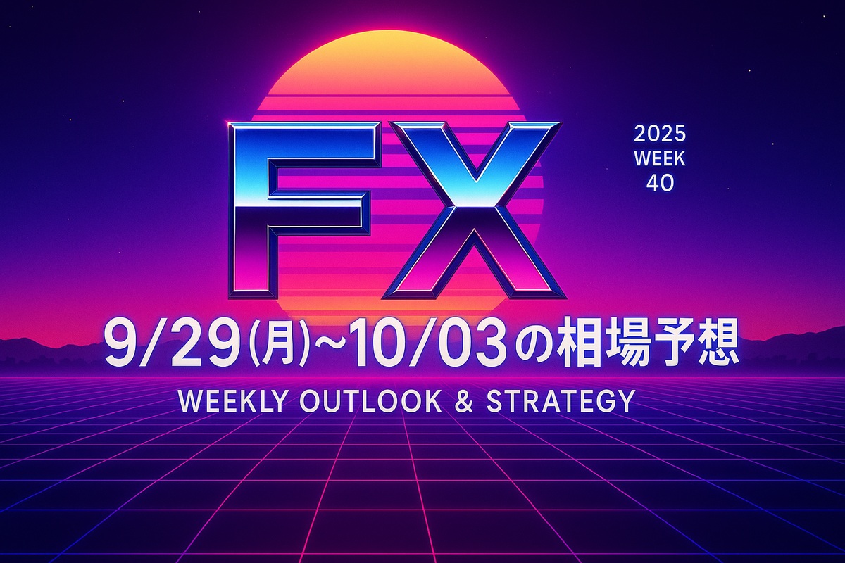 FX 9/29(月)〜10/03(金) の相場予想と戦略｜週間アウトルックのタイトル画像（手法は非公開）