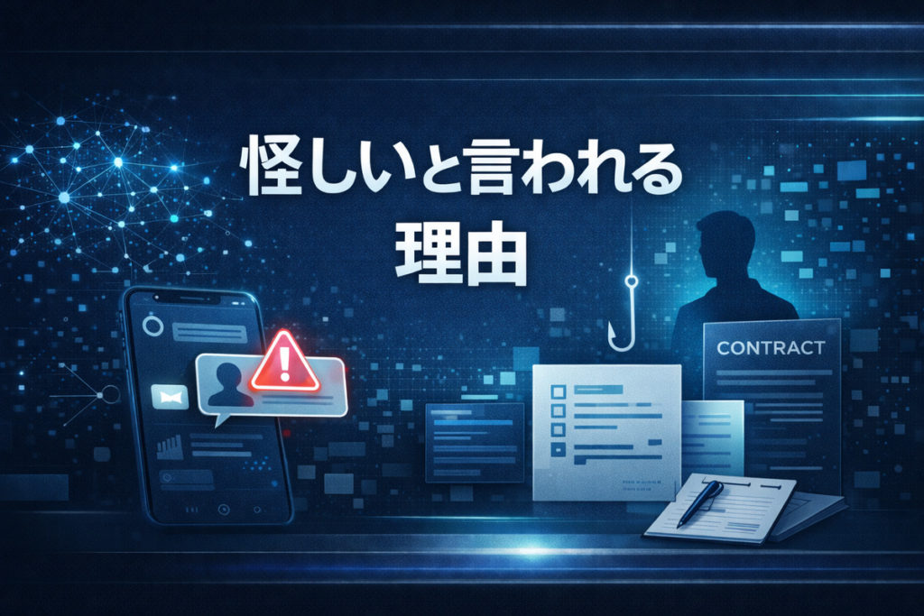 怪しいと言われる理由