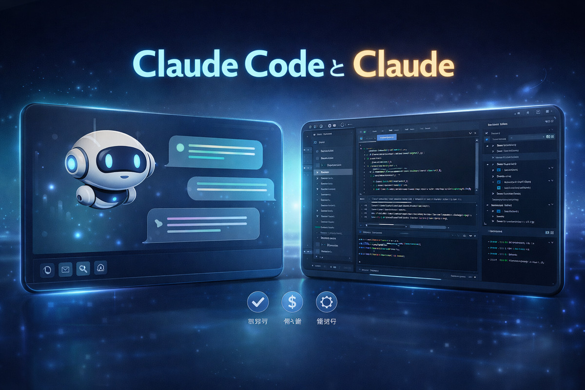 Claude CodeとClaudeの違いを徹底解説｜始め方・料金・使い方・までわかる完全ガイド