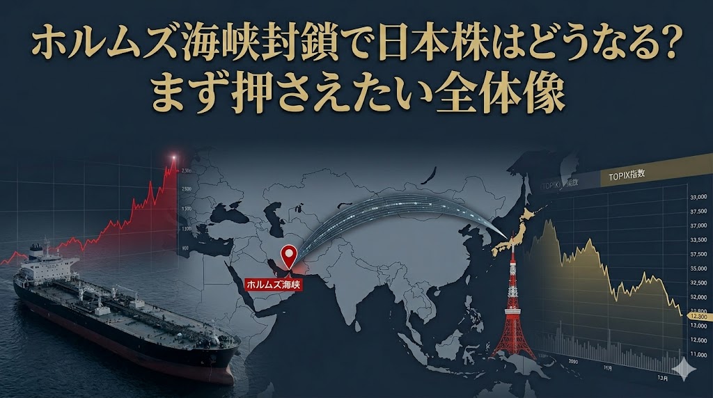 ホルムズ海峡封鎖で日本株はどうなる？まず押さえたい全体像