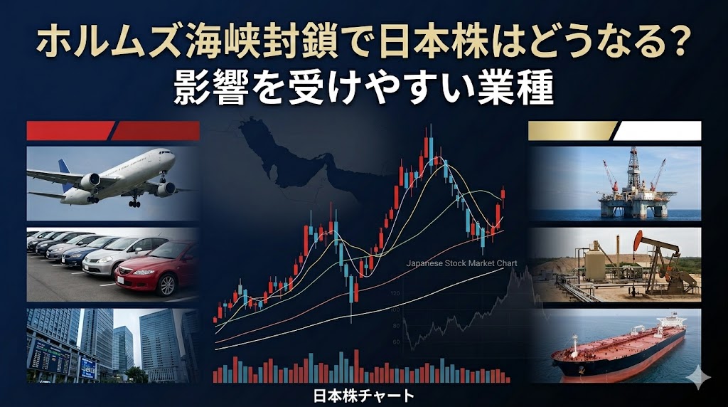 ホルムズ海峡封鎖で日本株はどうなる？影響を受けやすい業種