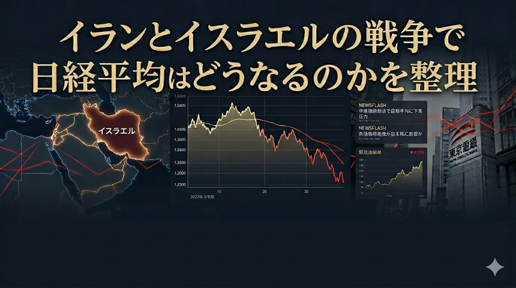 イランとイスラエルの戦争で日経平均はどうなるのかを整理