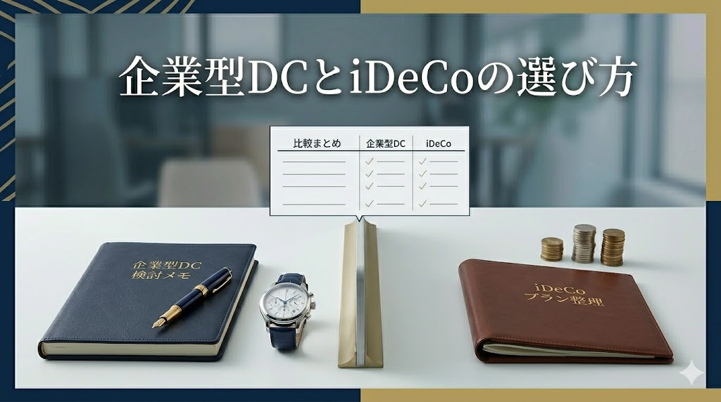 企業型DCのマッチング拠出とiDeCoはどっちが得?まとめ
