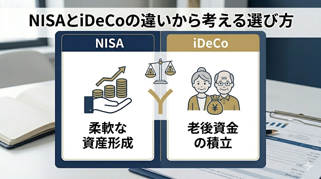 NISAとiDeCoの違いから考える選び方