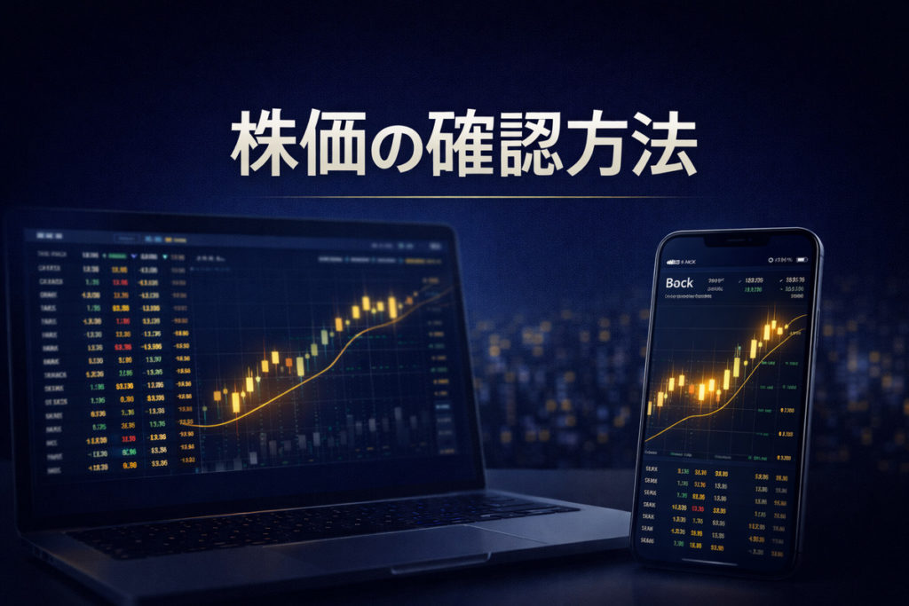 株価の確認方法
