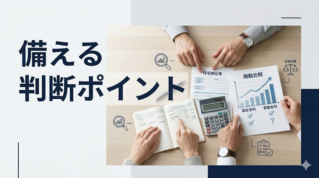 住宅ローンの変動金利の今後に備える判断ポイント