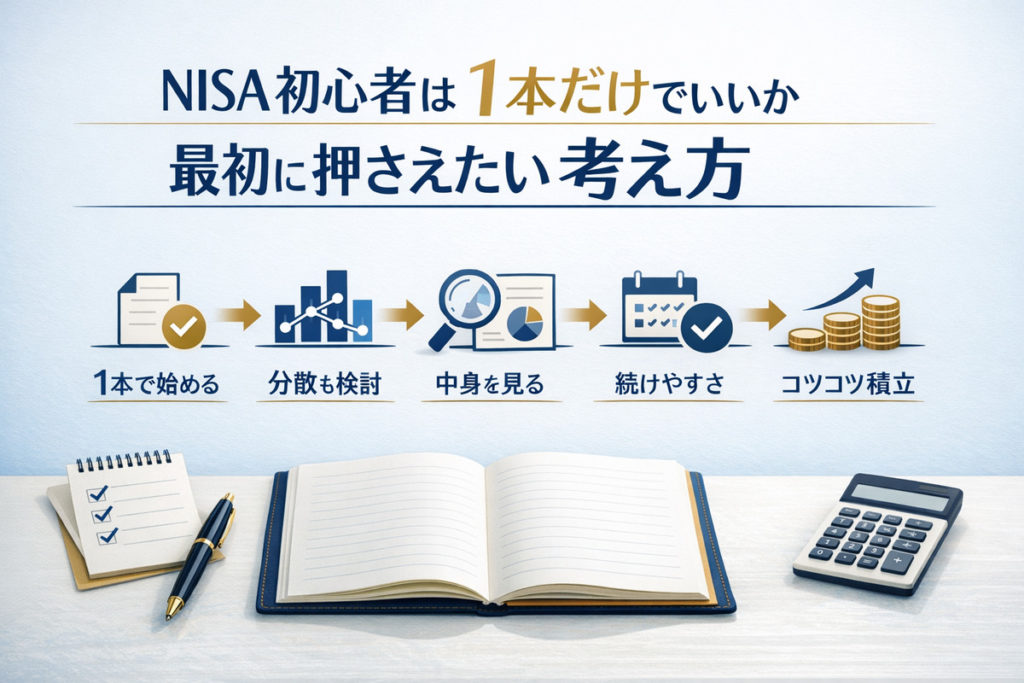 NISA初心者は1本だけでいいか最初に押さえたい考え方