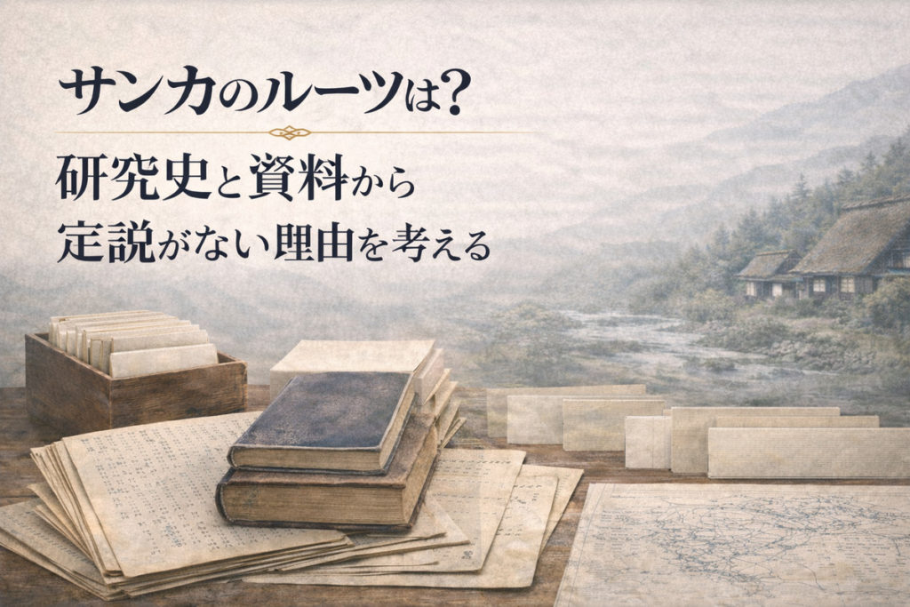 サンカのルーツは?研究史と資料から定説がない理由を考える